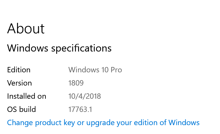 New Features In Windows 10 V1809 October 2018 Update